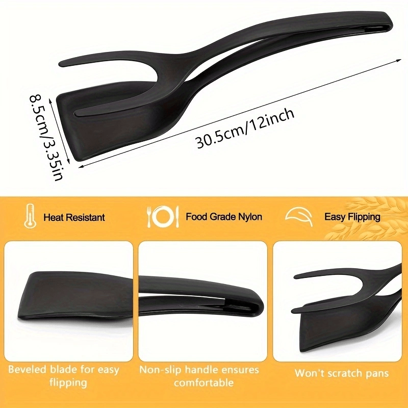 2-in-1 Multifunctional Spatula Grip Food Flip