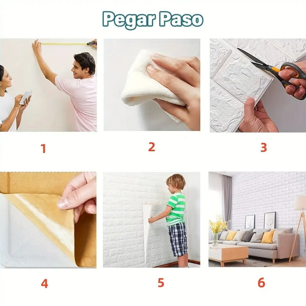50pcs 3D Grid Stickers