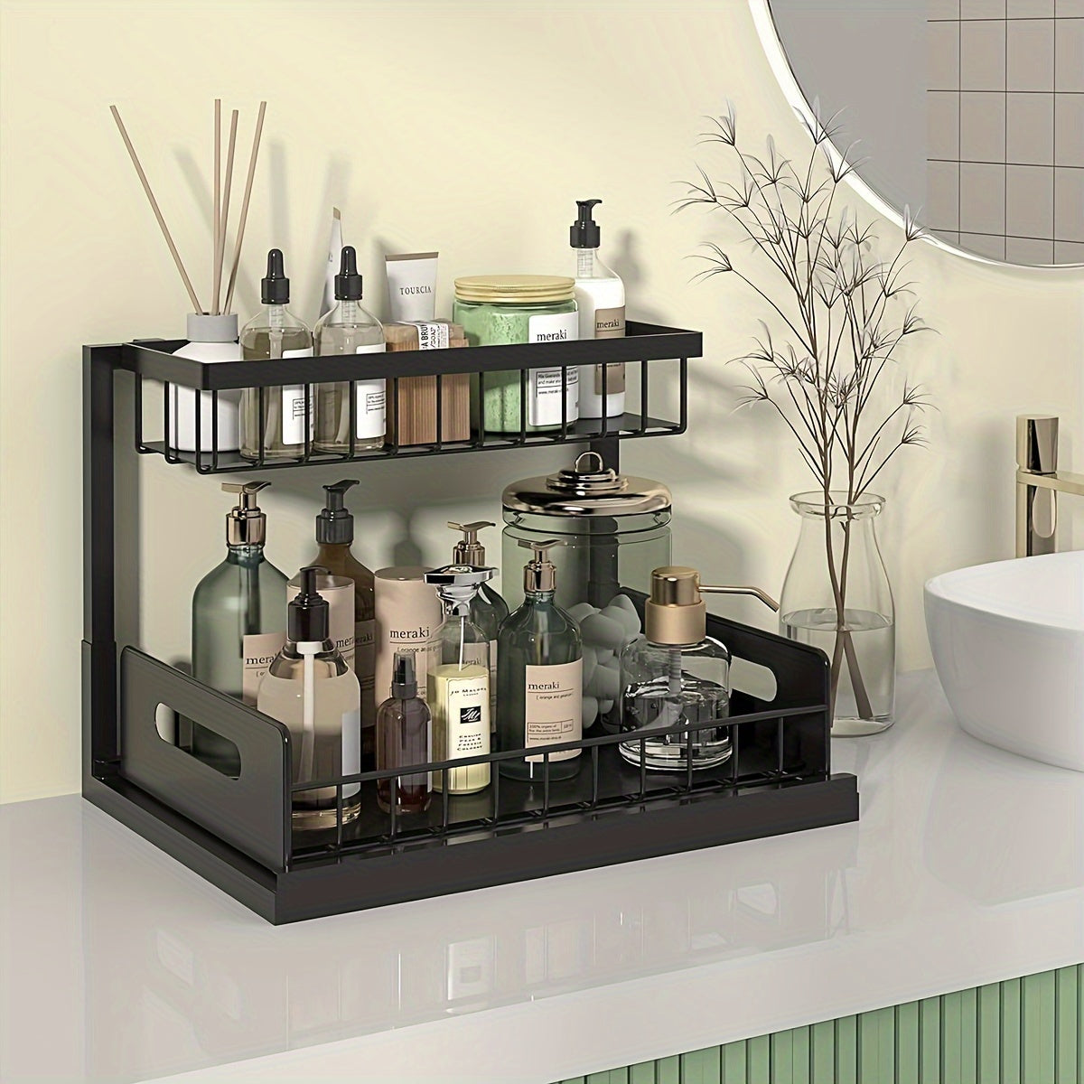 2 Tier Under Sink Organizers And Storage