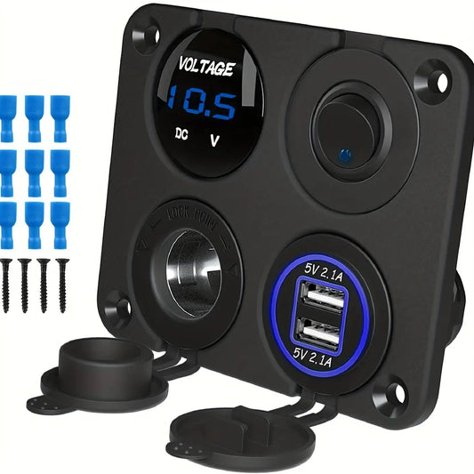 1 Panel Dual USB Charger