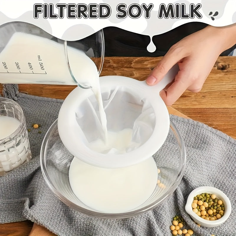 10pcs Nylon Kitchen Funnel Filter