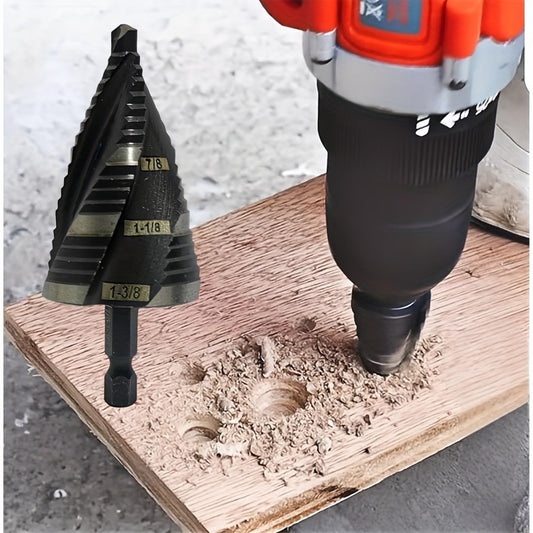 1pc Heavy-Duty Cobalt Step Drill Bit