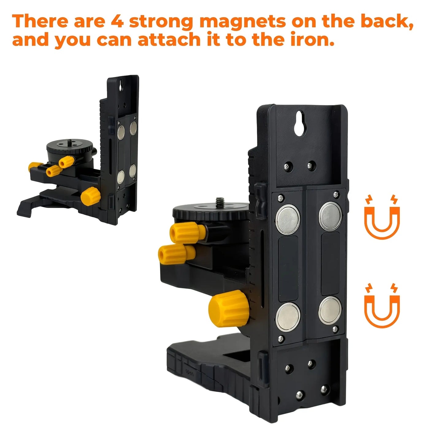 Multi-Functional L-Shaped Magnetic Level Bracket