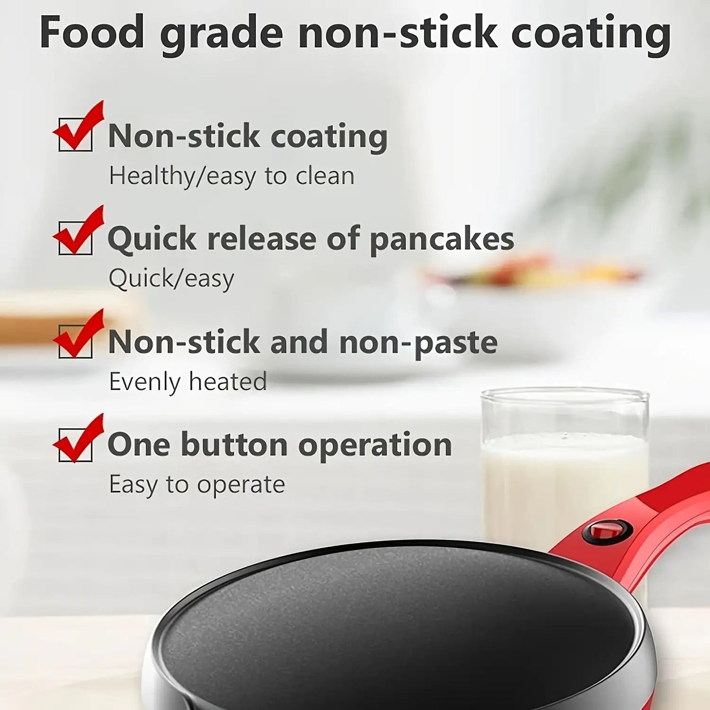 Quick Heat Non-Stick Pancake Maker