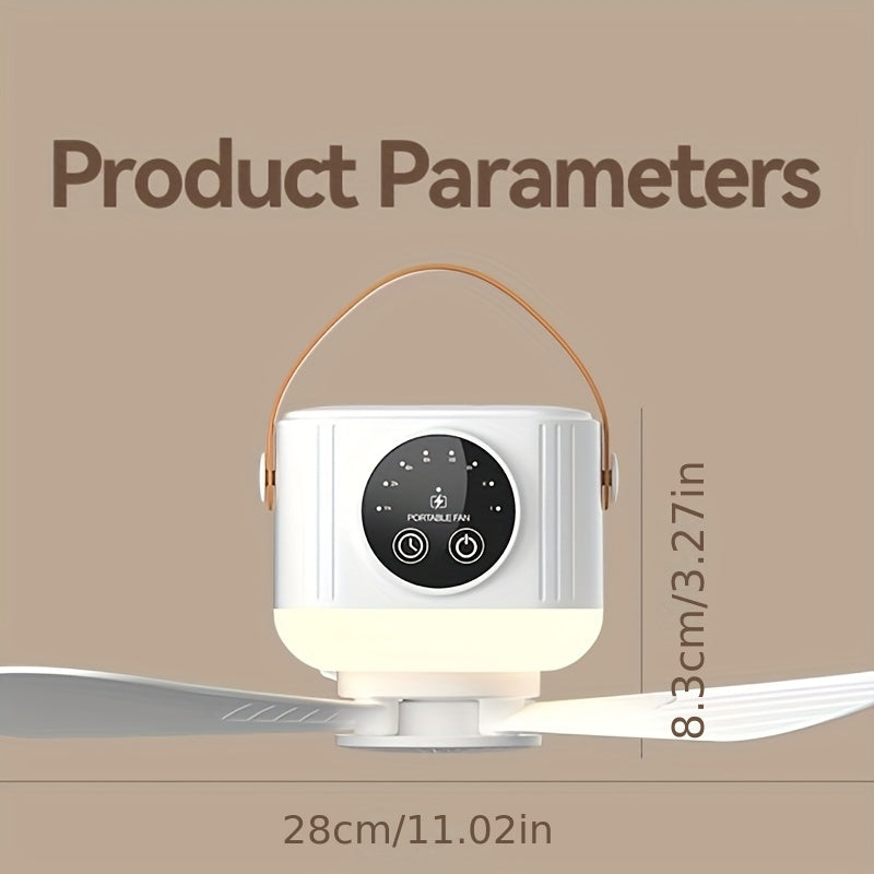 Portable Camping Fan with Light