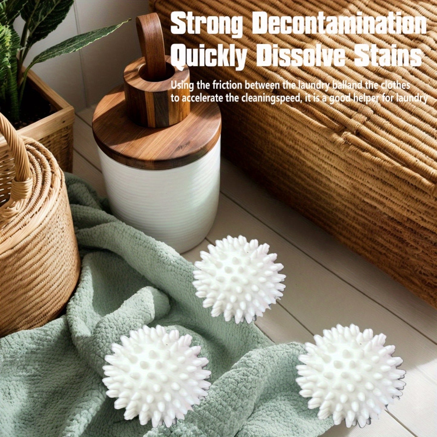 12pcs Reusable Magic Laundry Balls