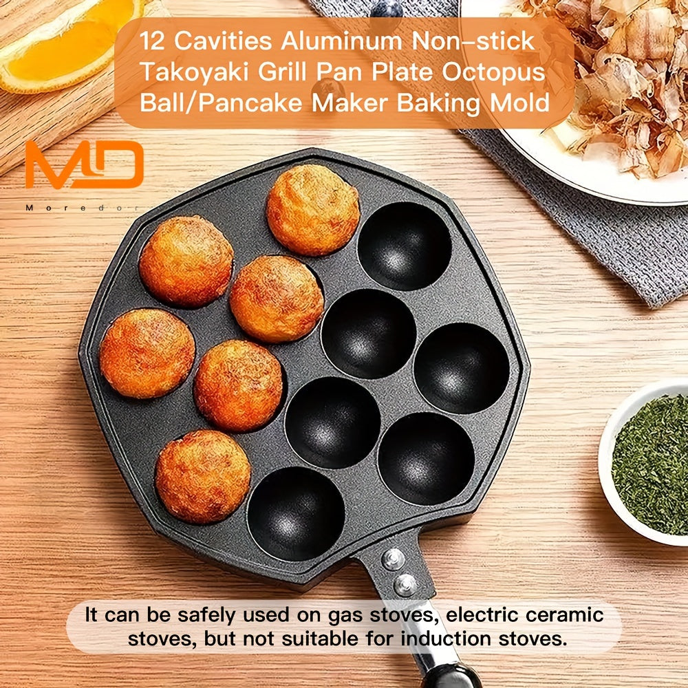 1pc Non-Stick Takoyaki Frying Pan