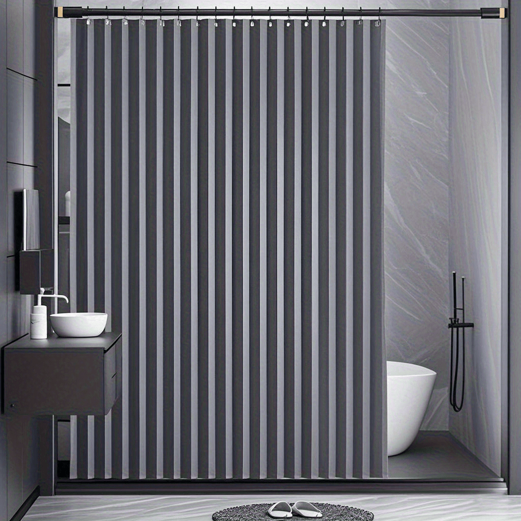 High-Temperature Resistant Polyester Foldable Bathroom Partition Curtain
