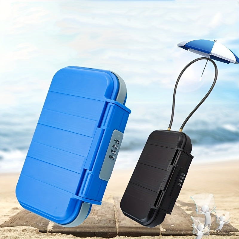 1pc Portable Beach Password Box