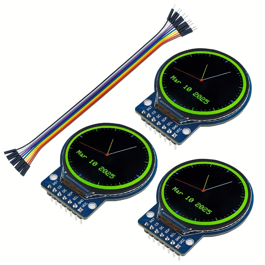 1.28 Inch  LCD Display Module Round RGB 240 * 240 GC9A01 Driver