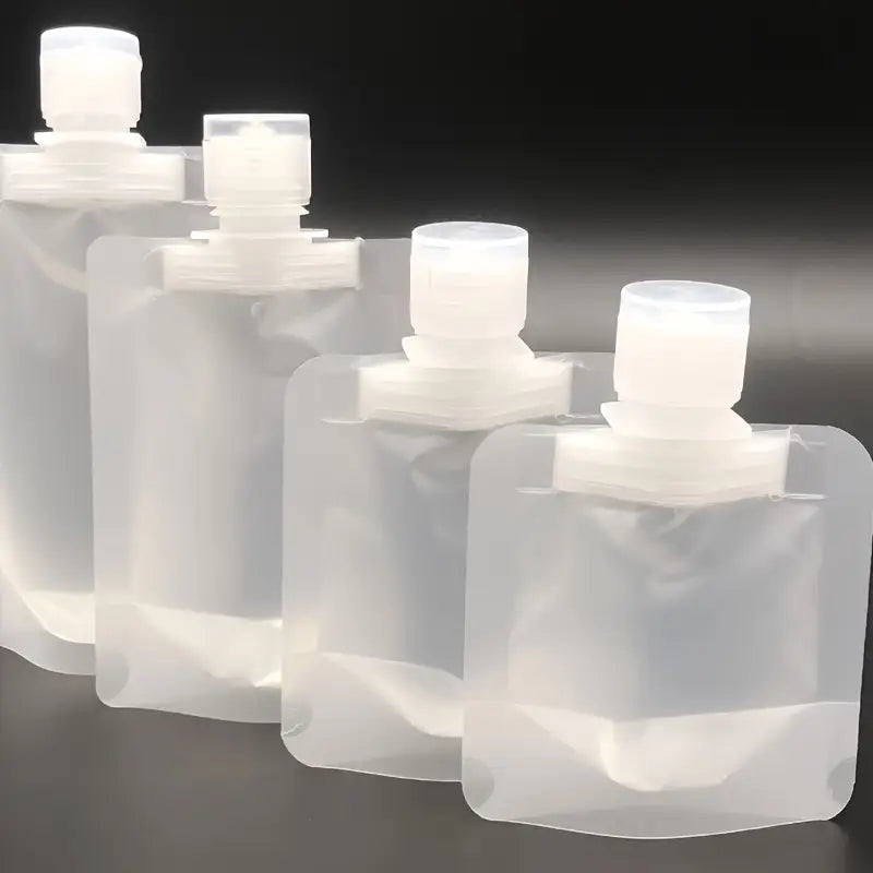 10Pcs Portable Plastic Cosmetic Squeeze Bag Suitable