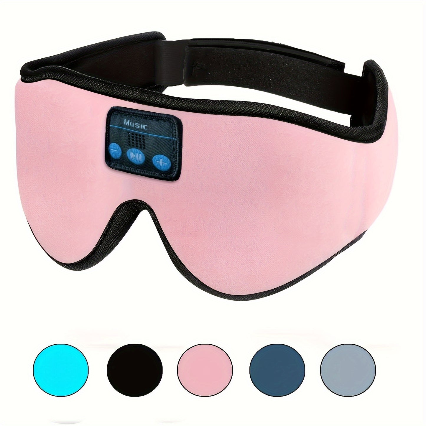 1pc 3D Sleep Mask with BT Headphones