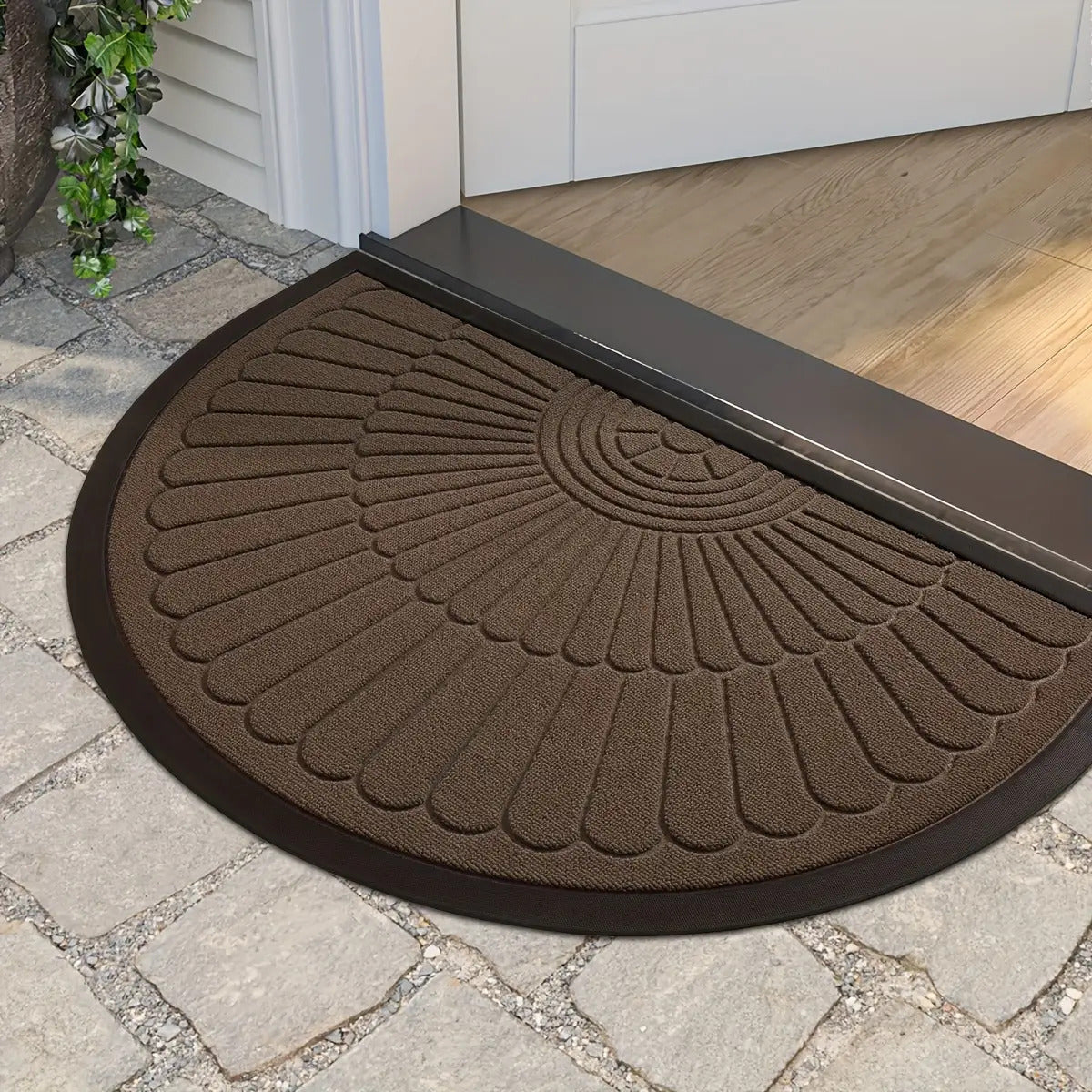 1pc Half Round Door Mat