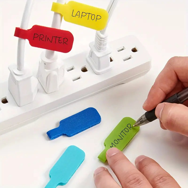 32pcs MultiColor Write-On Cable Labels