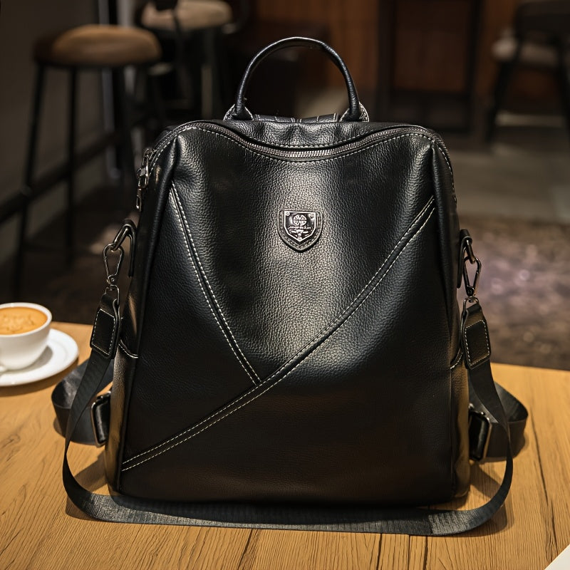 Solid Color Women'S Versatile Backpack
