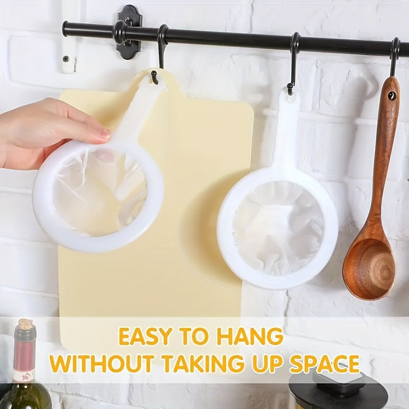 10pcs Nylon Kitchen Funnel Filter