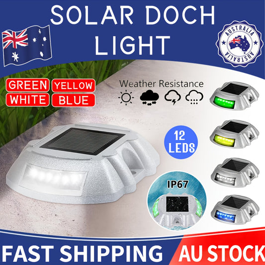 Courtyard and Lawn Solar Road Stud Lights