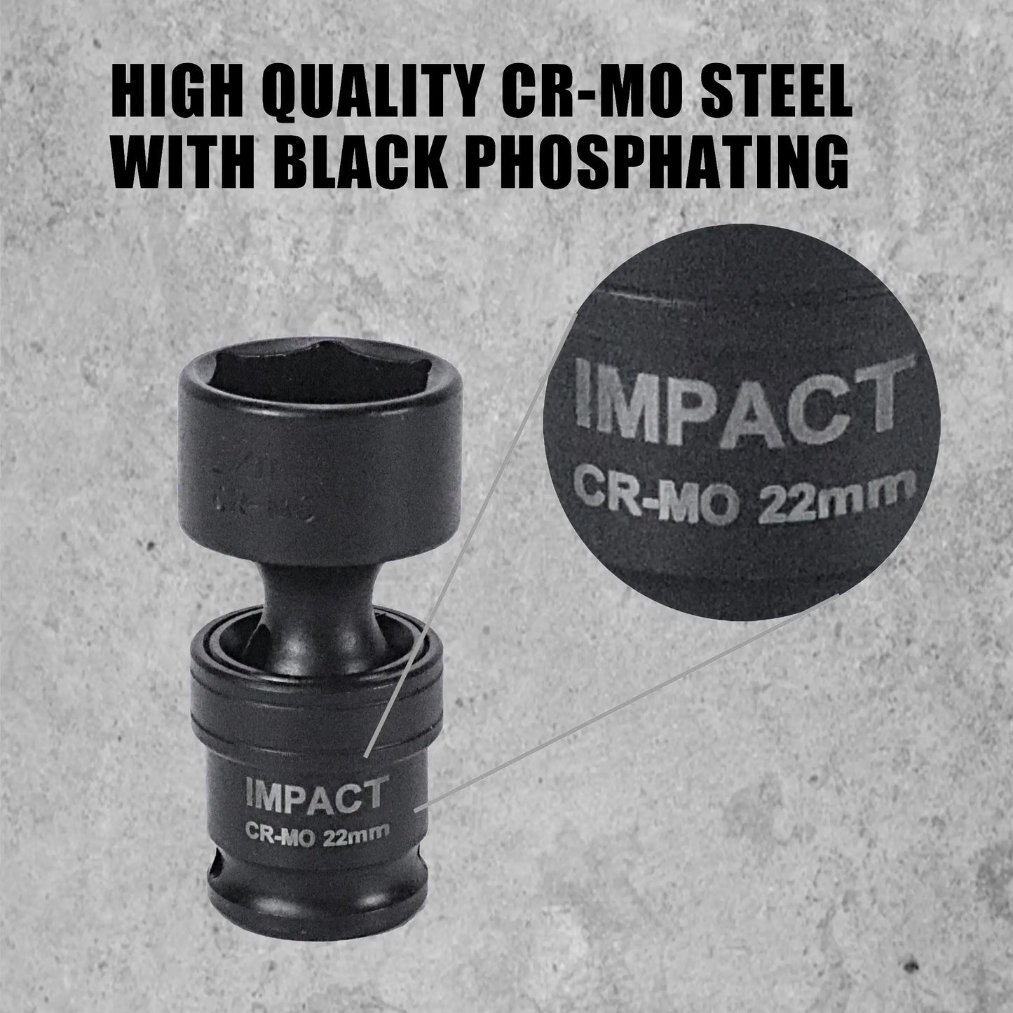 15pcs 3/8" Drive Impact Socket Set