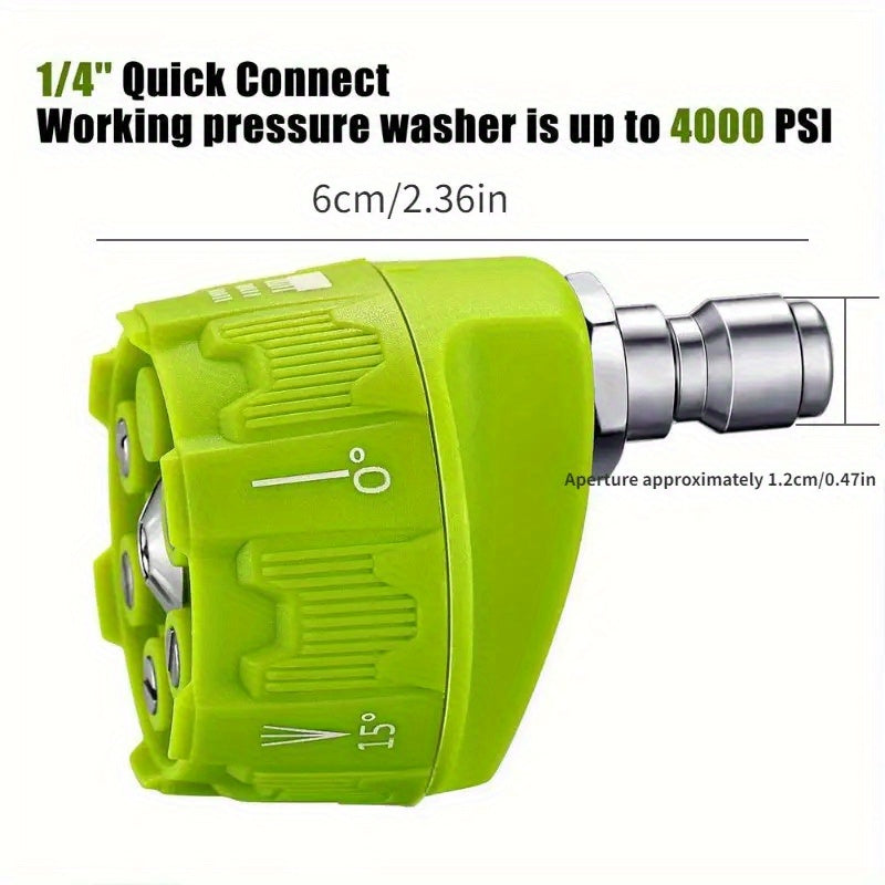 6-in-1 High-Pressure Washer Nozzle