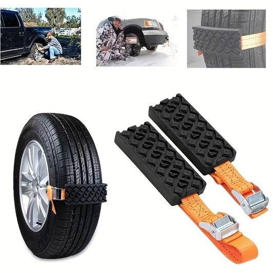 Snow, Mud, And Sand Tire Traction Device for Cars