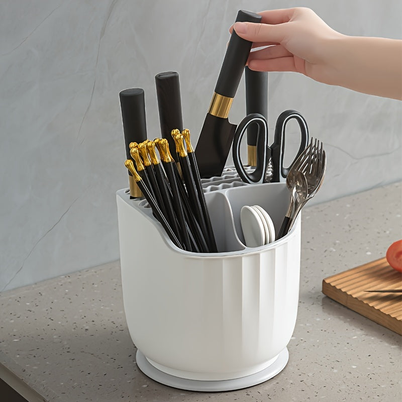 Rotating Knife Utensil Holder Organizer
