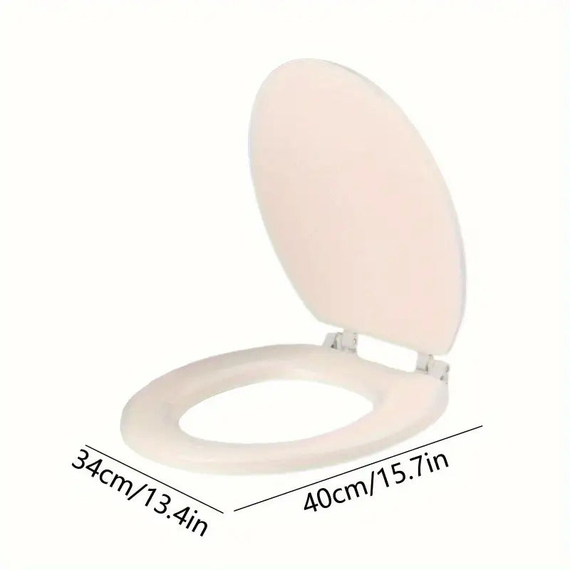Non-Slip, Quick-Release Toilet Seat Cover