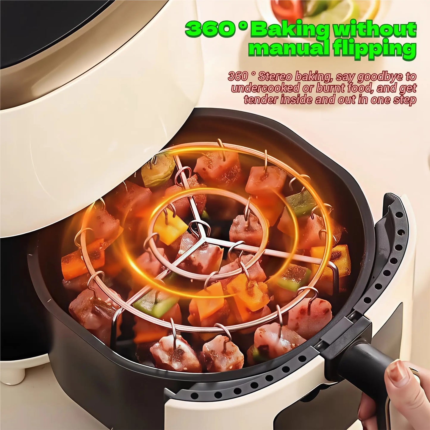 304 stainless steel vertical grill+skewer