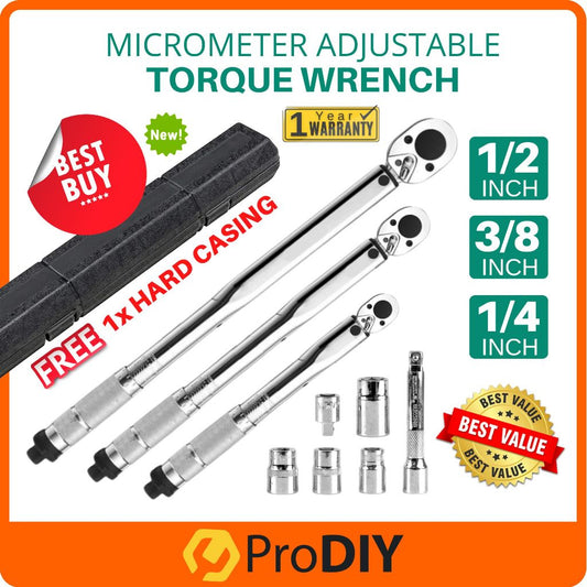 Adjustable Micrometer Torque Wrench