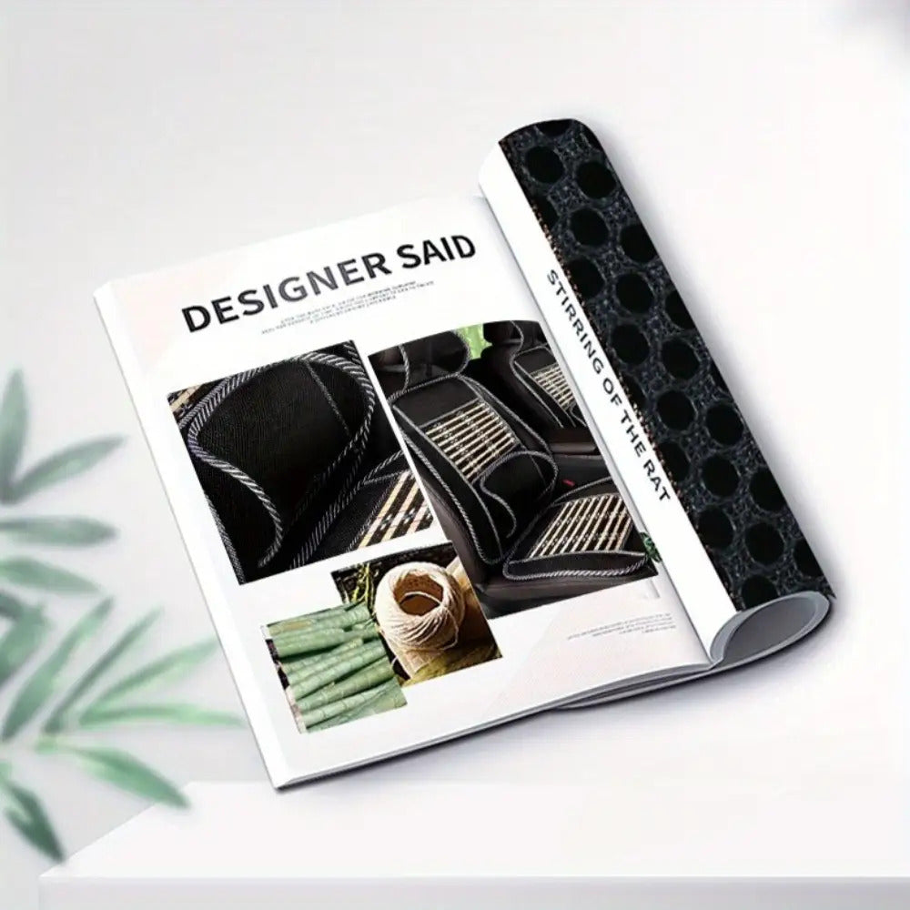 Breathable Bamboo Car Seat Cushion with Cooling Massage Pad