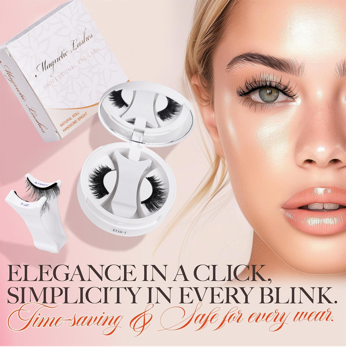 Magnetic false eyelashes