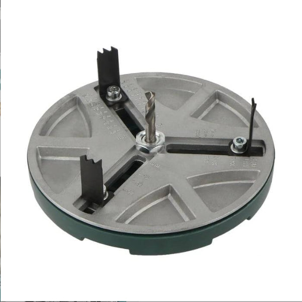 Adjustable Round Hole Saw Tool, Adjustable Hole Saw 1.8in to 5.1in Dia  Special note: This product does not include the machine, only the drill bit(Frame saw+6 Spare Tips)