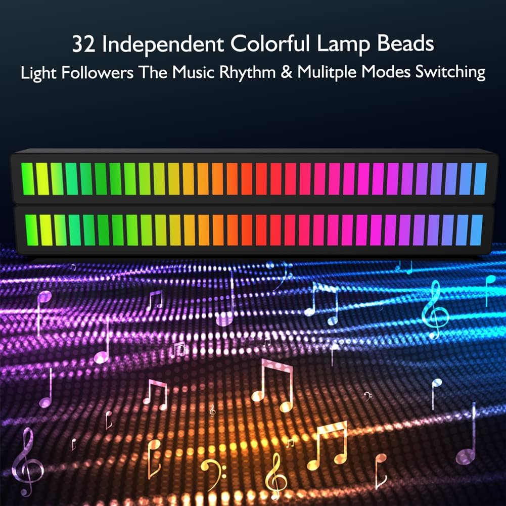 Wireless Sound Activated RGB Light Bar