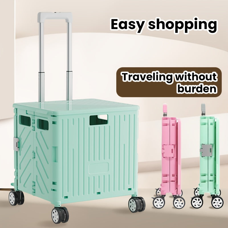 Thickened Load-Bearing Foldable Utility Cart with Wheels