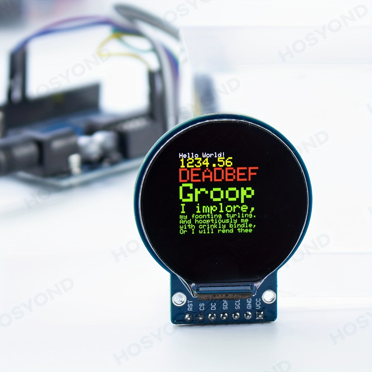 1.28 Inch  LCD Display Module Round RGB 240 * 240 GC9A01 Driver