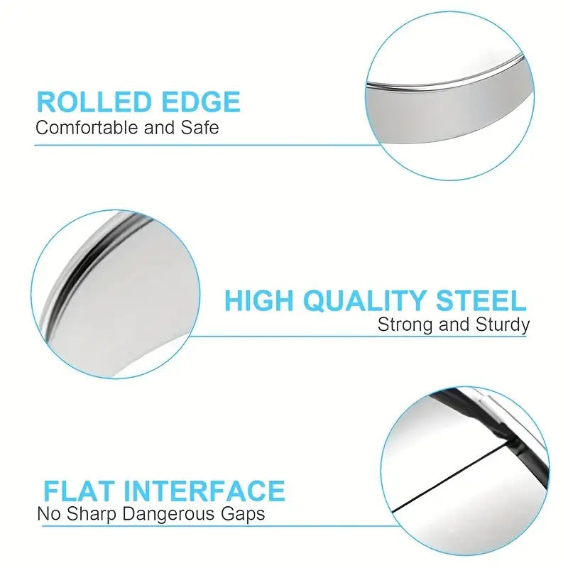 14pcs Stainless Steel Mousse Cake Ring