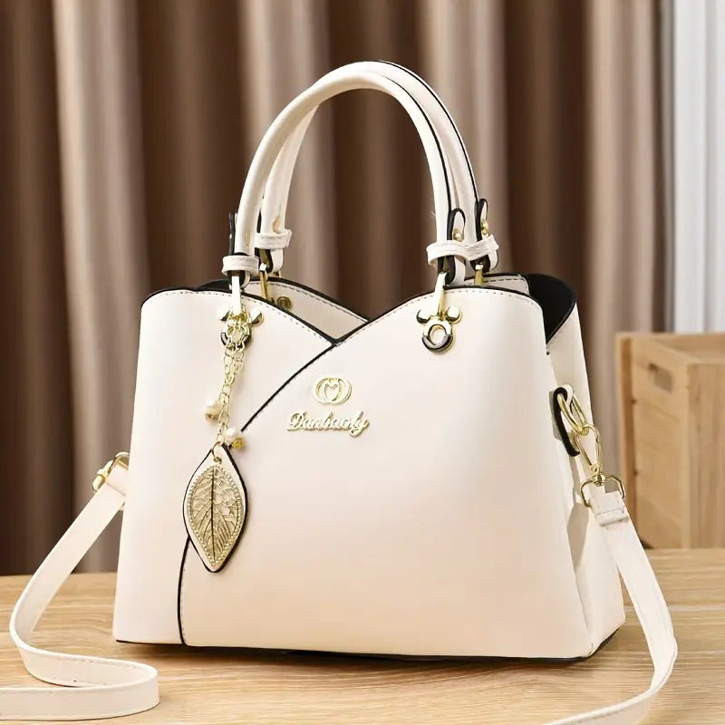 Elegant Solid Color Women’s Handbag