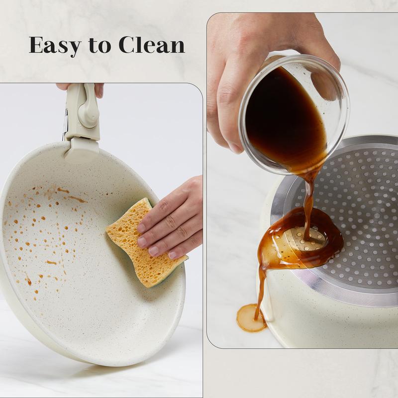 11-Piece Nonstick Pots and Pans Set