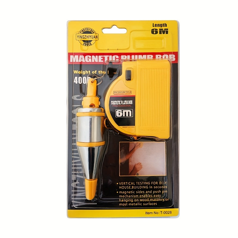 1pc Magnetic Plumb Bob, a Magnetic Line Weight for Vertical Alignment