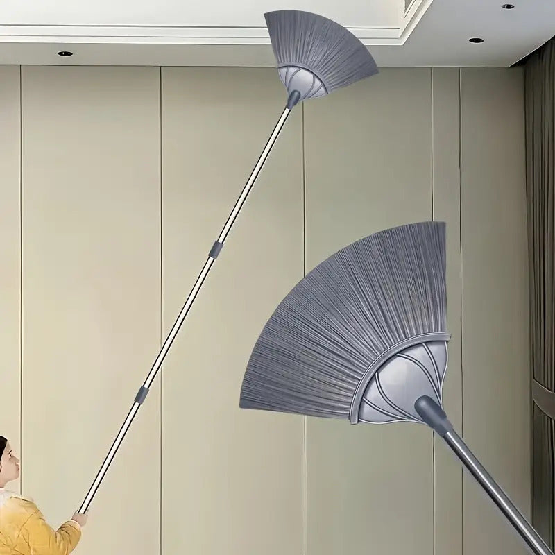 3 Sets of Wall Brooms with Telescopic Rods