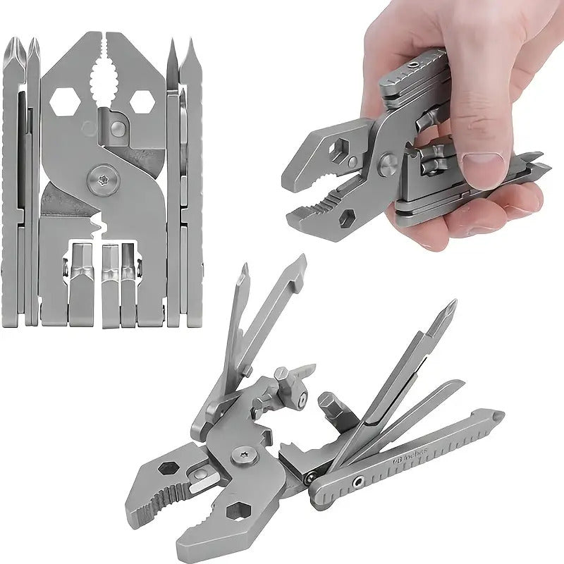 25-in-1 Stainless Steel Multitool Pliers Kit