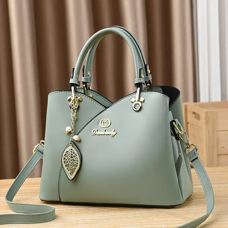 Elegant Solid Color Women’s Handbag