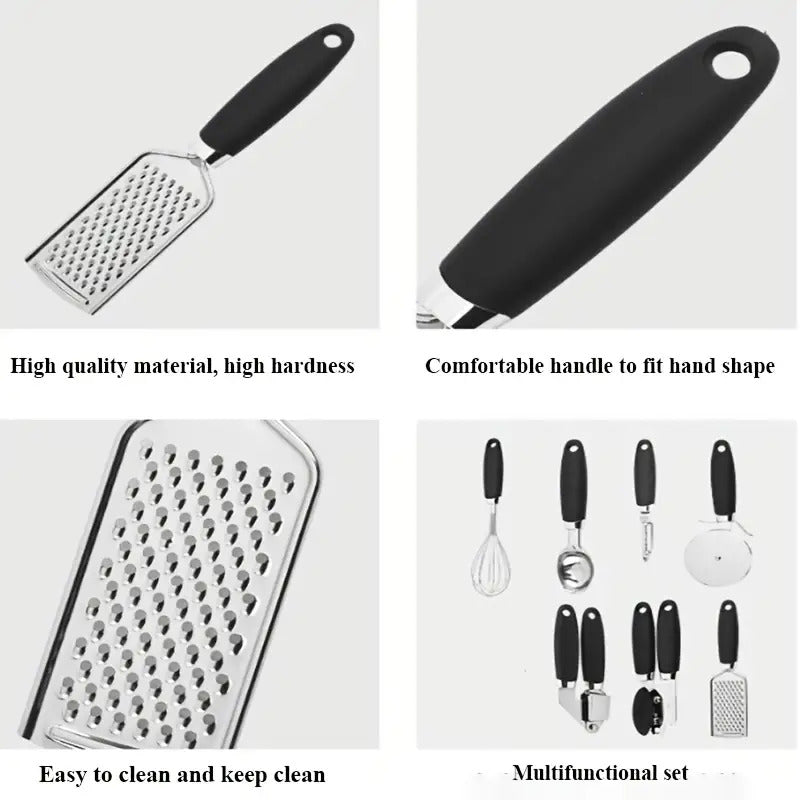 Pink Kitchen Accessories -  Stainless Steel Kitchenware Set