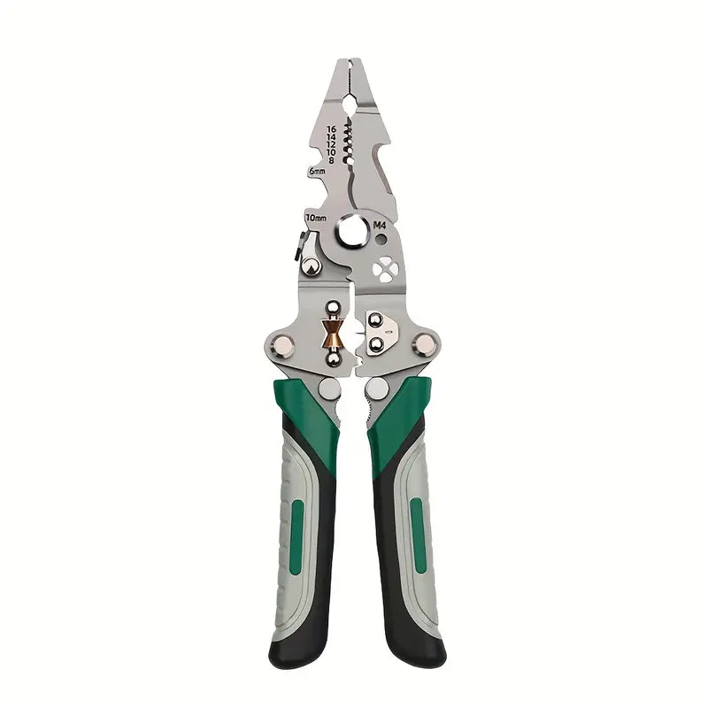 Multifunctional folding cable stripper