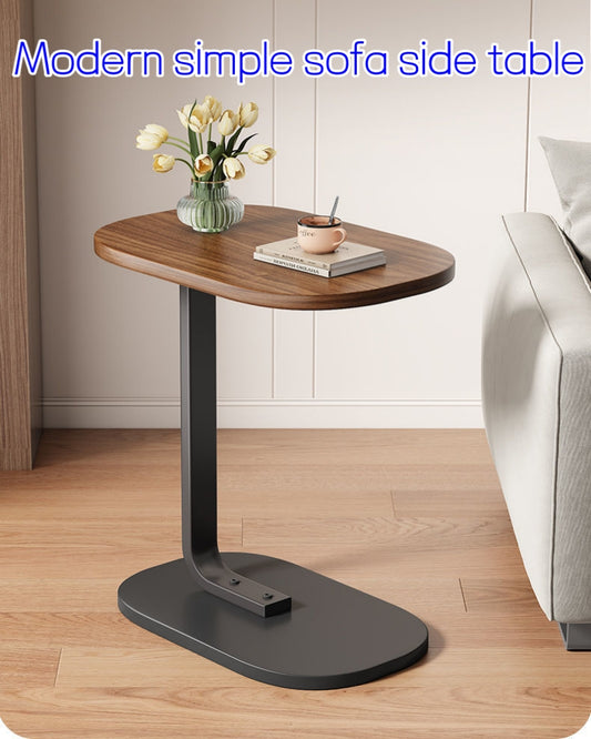 C-shaped movable small table