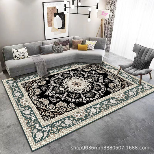 Premium 200x300cm Karpet Velvet 5D Anti-Selip dengan Corak Home Decor