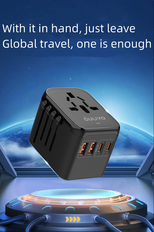Universal conversion plug for traveling abroad