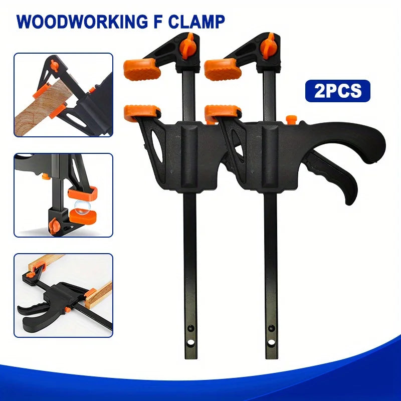 10inch/250mm Woodworking F Clamp(2-pack)