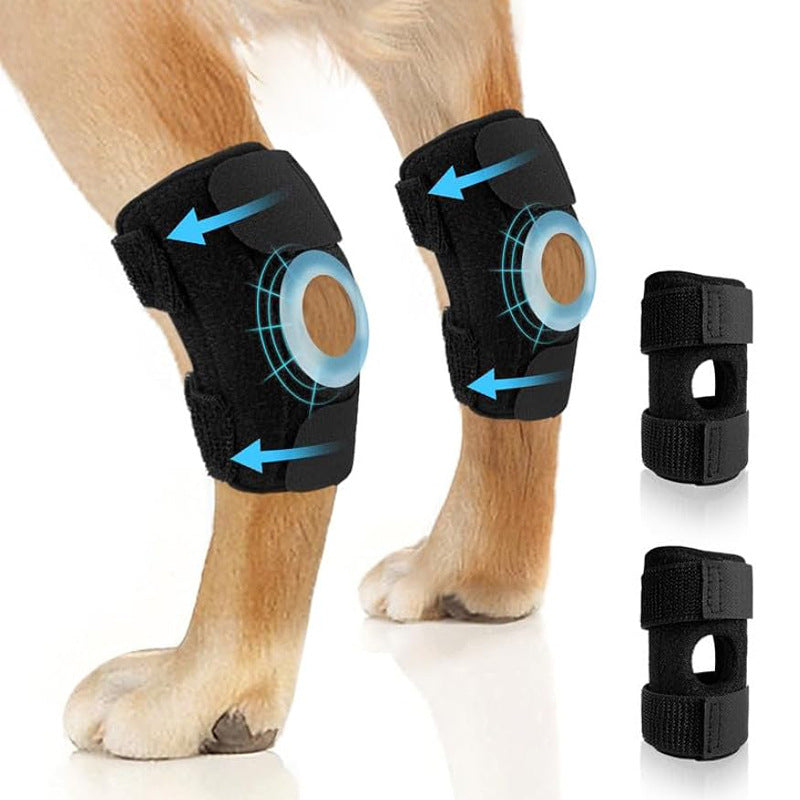 Pet dog leg guards. Joint knee guards.