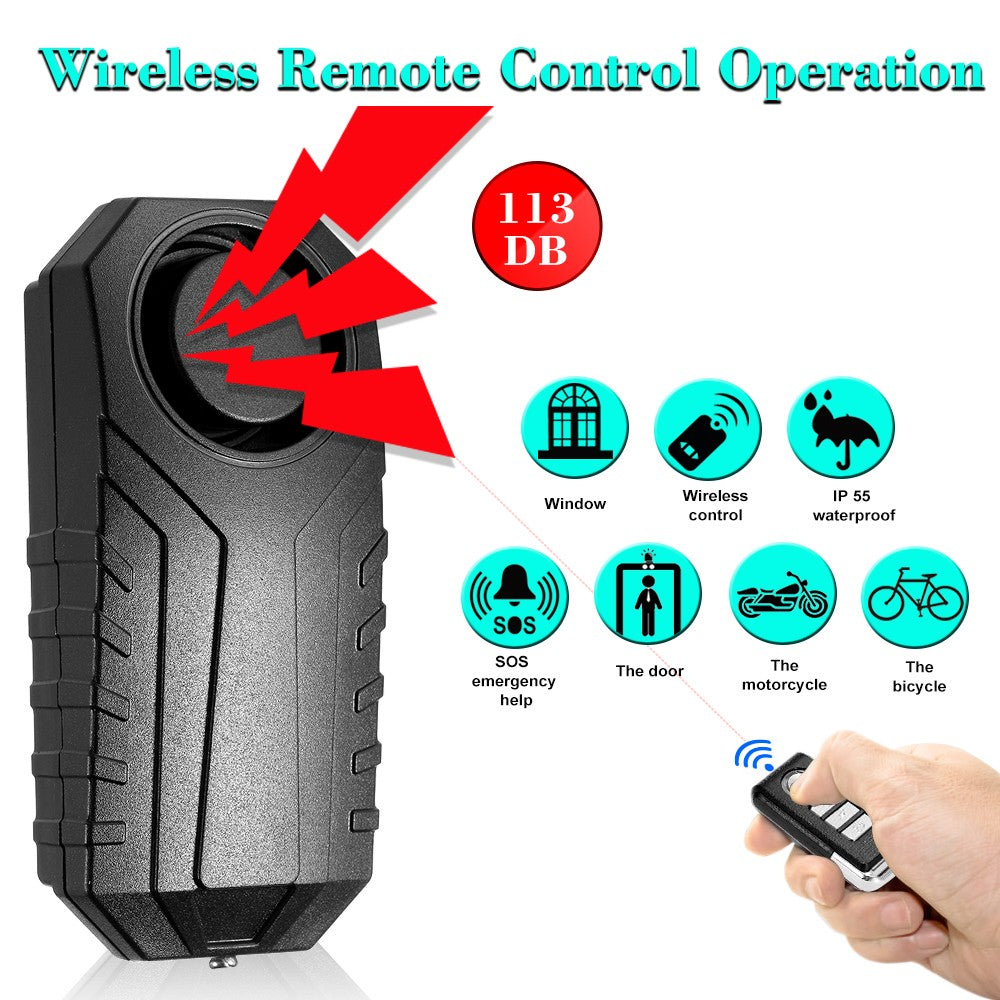 Bicycle/ Electric Tricycle/ Door/ Window Vibration Alarm