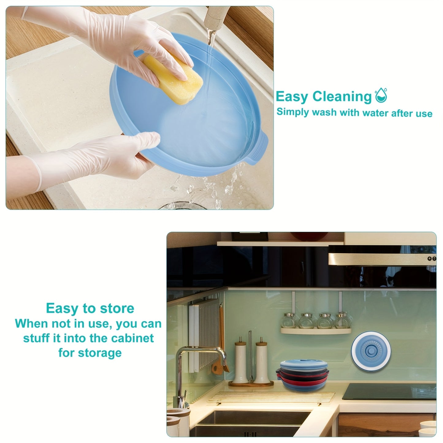 2025 New Microwave Food Splash Guard & Base Mat